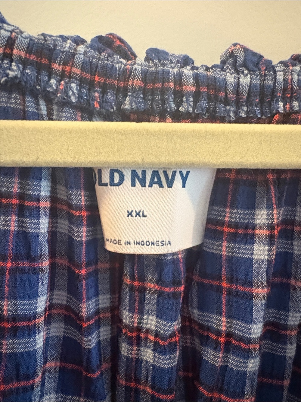 Old Navy Plaid Blouse—Size XXL - Picture 2 of 4